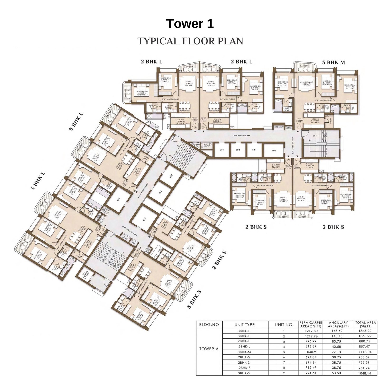 L&T-Island-Cove-Floor-Plan-Typical-Floor-Plan-Tower-1